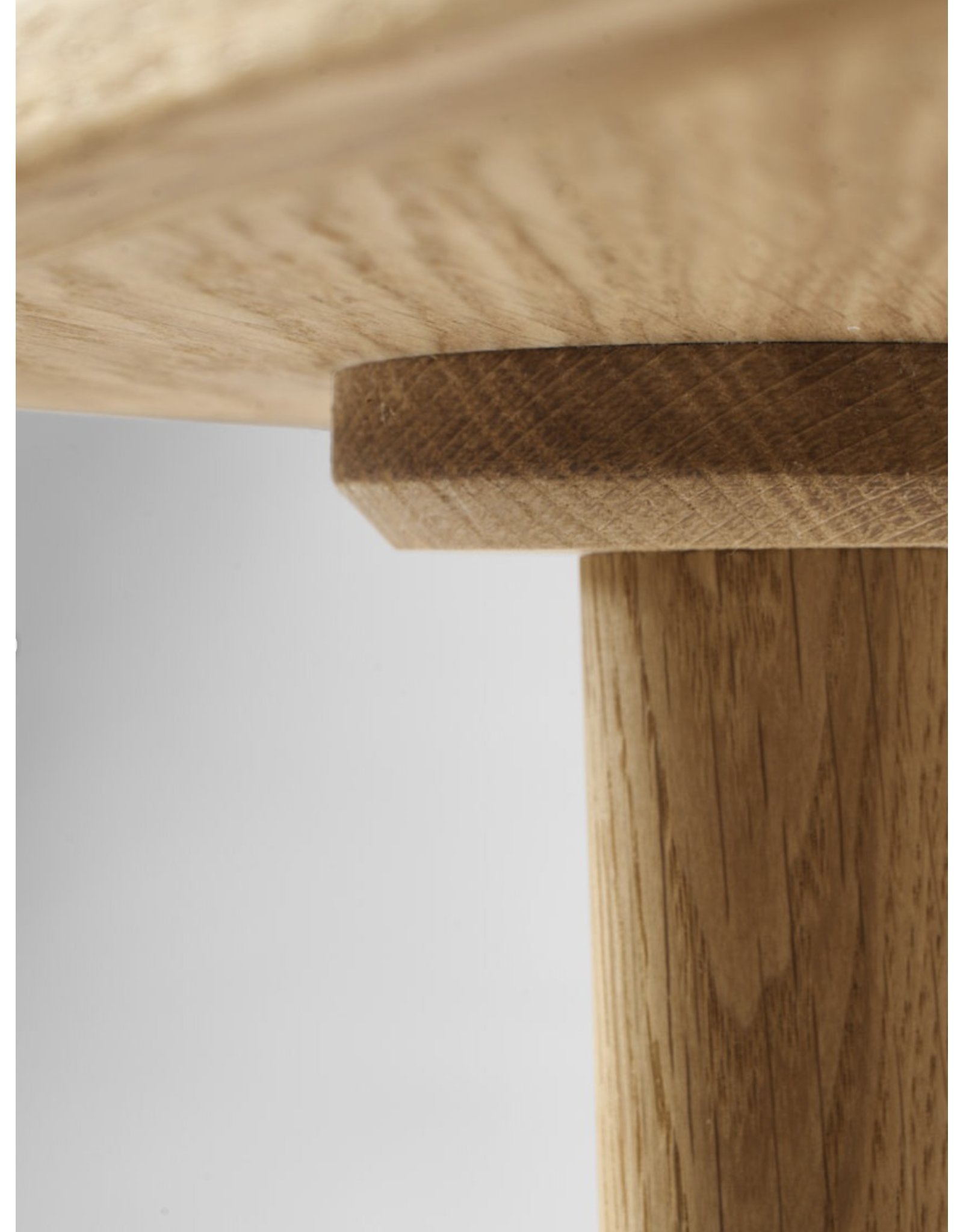 NO.25 SIDE TABLE IN WHITE OIL OAK WITH FRENCH CANE