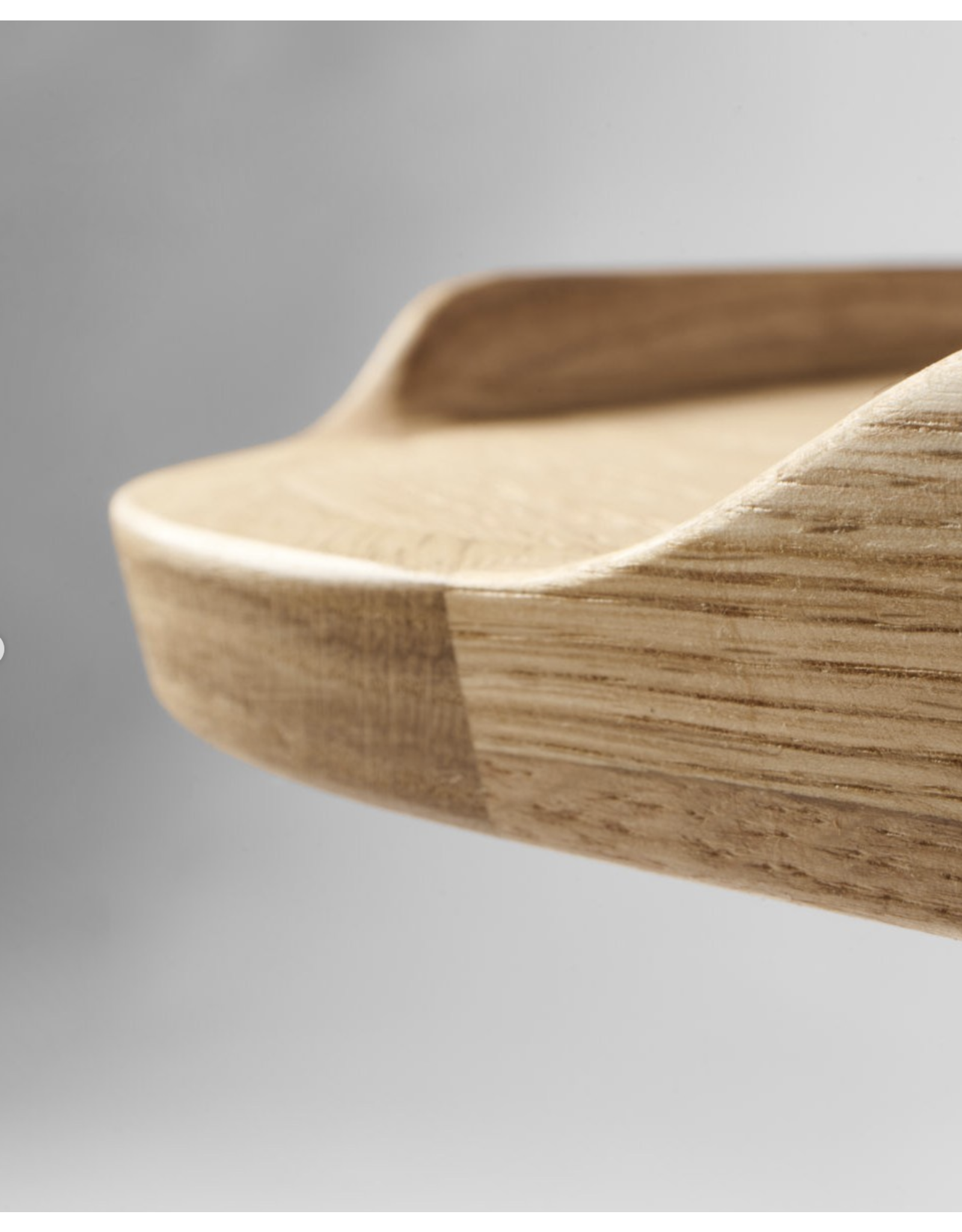 NO.25 SIDE TABLE IN WHITE OIL OAK WITH FRENCH CANE