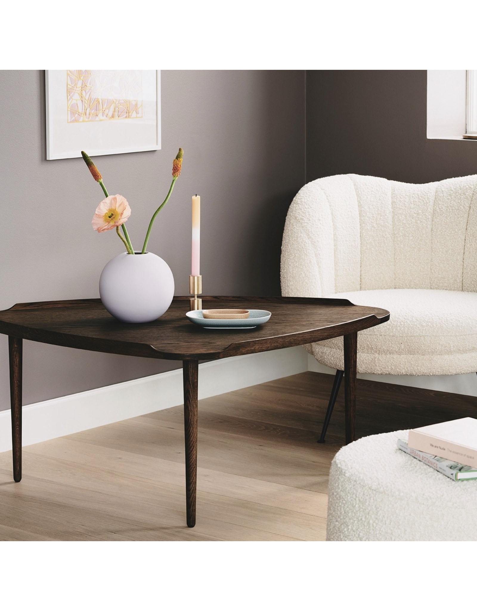 NO.55 COFFEE TABLE IN SMOKED OIL OAK
