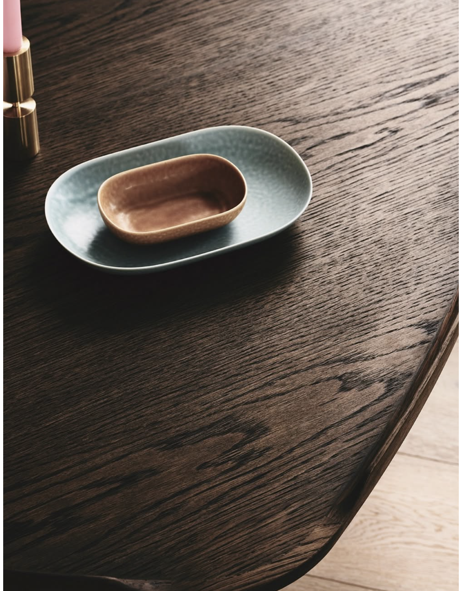 NO.55 SMALL COFFEE TABLE IN SMOKED OIL OAK