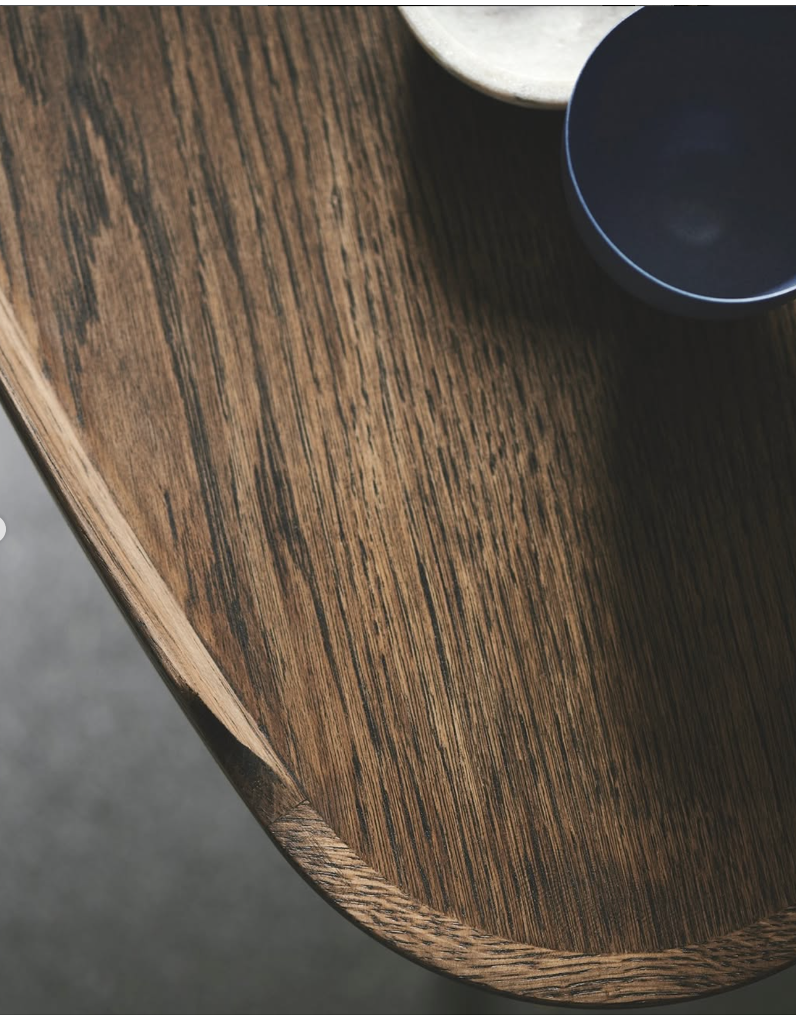 NO.55 SMALL COFFEE TABLE IN SMOKED OIL OAK