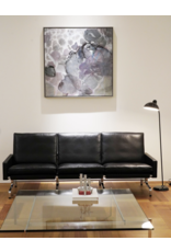 PK31/3 3-SEATER SOFA IN BLACK GRACE LEATHER