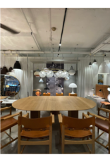 (SHOWROOM ITEM) TEN TABLE (ROUND) WITH 2 EXTENSION LEAVES