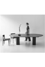 (SHOWROOM ITEM) TEN TABLE (ROUND) WITH 2 EXTENSION LEAVES