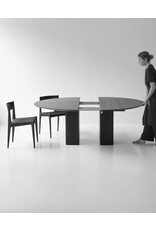 (SHOWROOM ITEM) TEN TABLE (ROUND) WITH 2 EXTENSION LEAVES