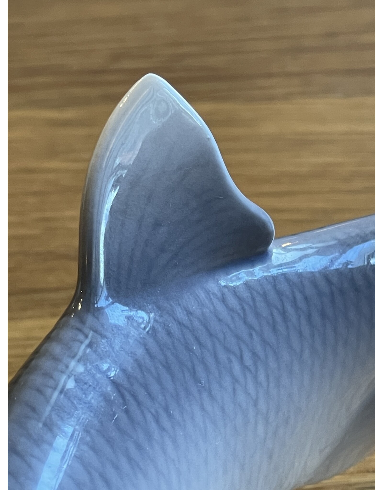 1960's ROYAL COPENHAGEN FIGURINE OF A LIVELY ROACH FISH