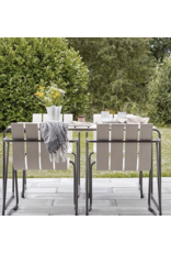 OCEAN SAND COLOUR OUTDOOR DINING SUITE FOR 4 PERSONS