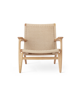 CH25 EASY CHAIR IN OAK