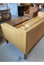 1960 年代皮革 BORGE MOGENSEN 2213 三人座沙發