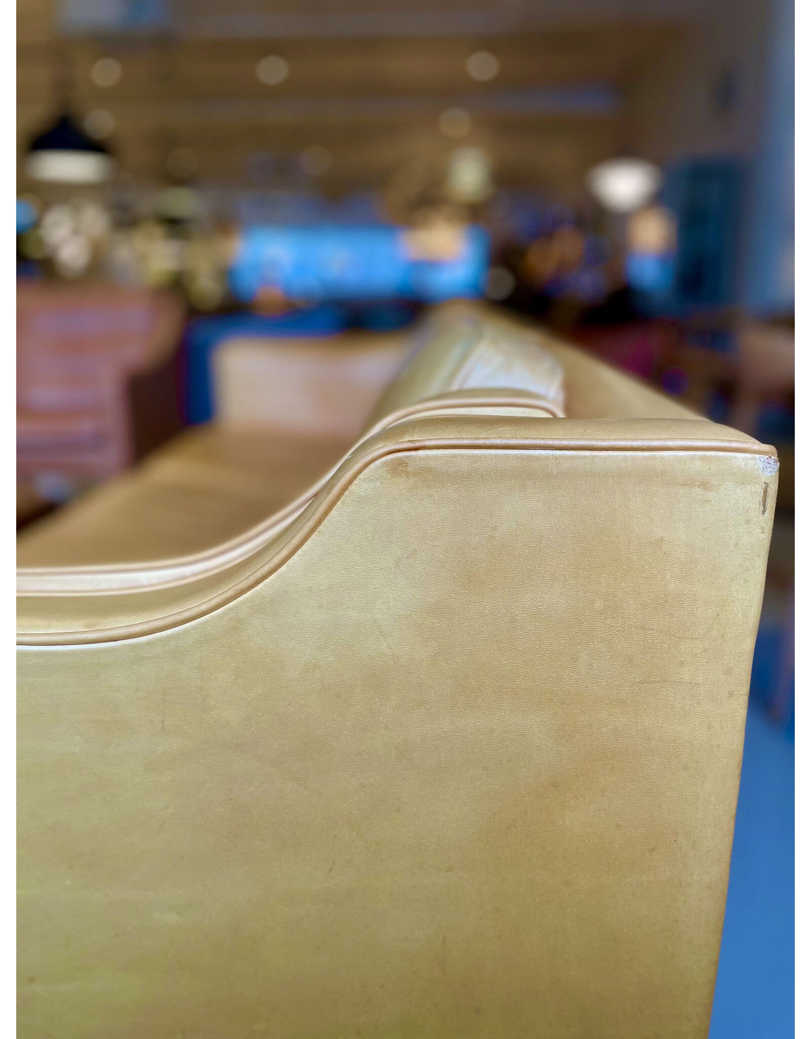 1960 年代皮革 BORGE MOGENSEN 2213 三人座沙發