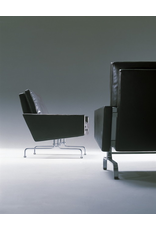 PK31/3 3-SEATER SOFA IN BLACK GRACE LEATHER