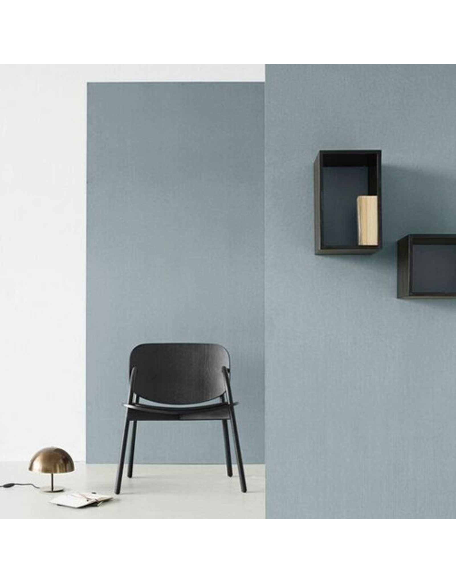 (BARGAIN CORNER) CLOUDY 黑色皮坐墊餐椅