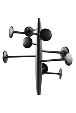 TRUMPET 黑色環保鋁製衣帽架