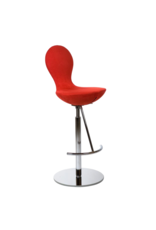 (BARGAIN CORNER) EIGHT HEIGHT ADJUSTABLE BARSTOOL