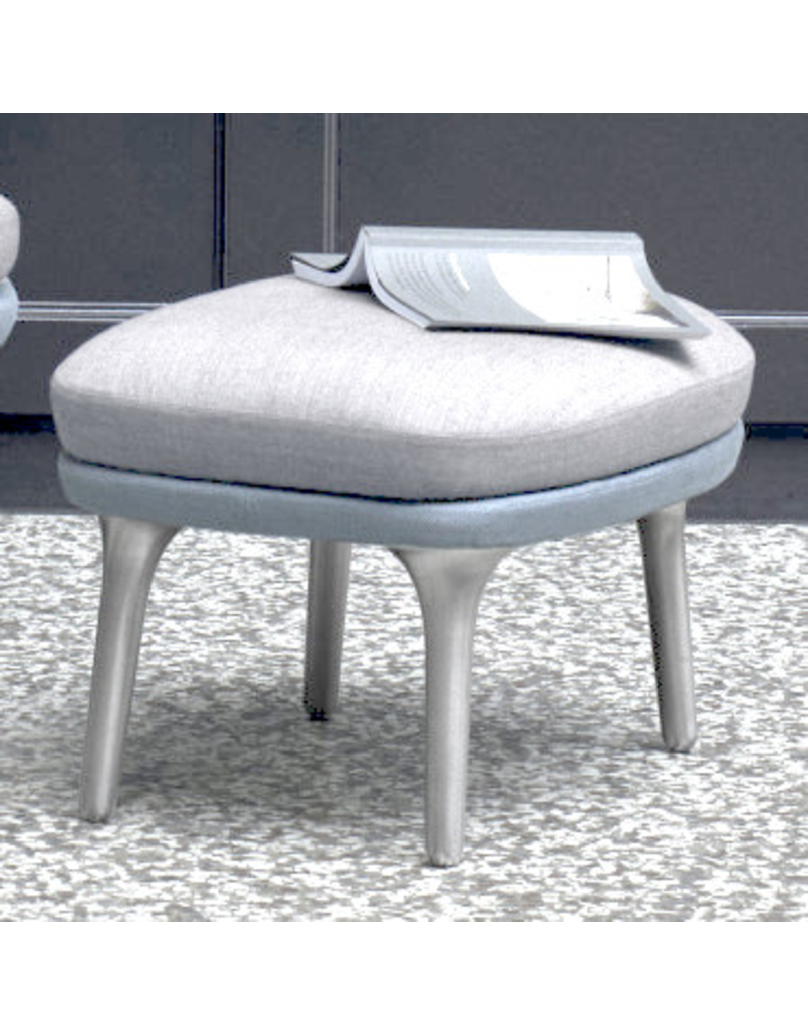 (BARGAIN CORNER) JH11 MATCHING FOOTSTOOL