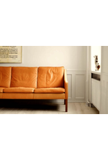 2209 3-SEATER SOFA IN WALNUT LEATHER