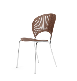 (BARGAIN CORNER) WALNUT TRINIDAD CHAIR