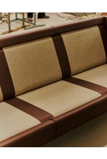 2209 3-SEATER SOFA IN WALNUT LEATHER