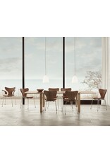 3107 SERIES 7 CHAIR, BROWN BRONZE BASE