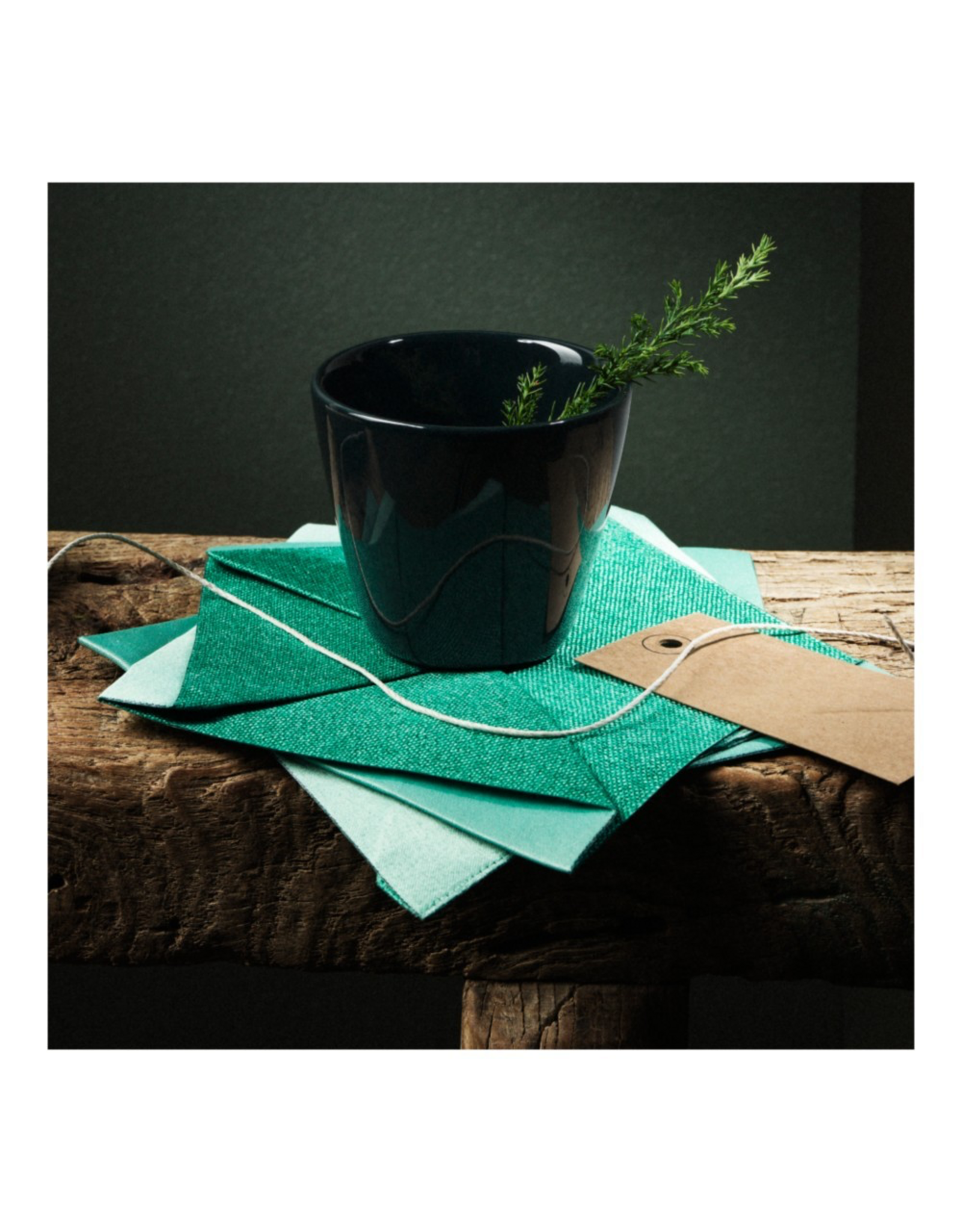 IITTALA X ISSEY MIYAKE CUP IN DARK GREEN
