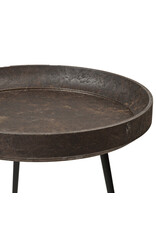 BOWL TABLE IN COFFEE WASTE BLACK