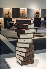 AK1020 胡桃木創意旋轉儲物格