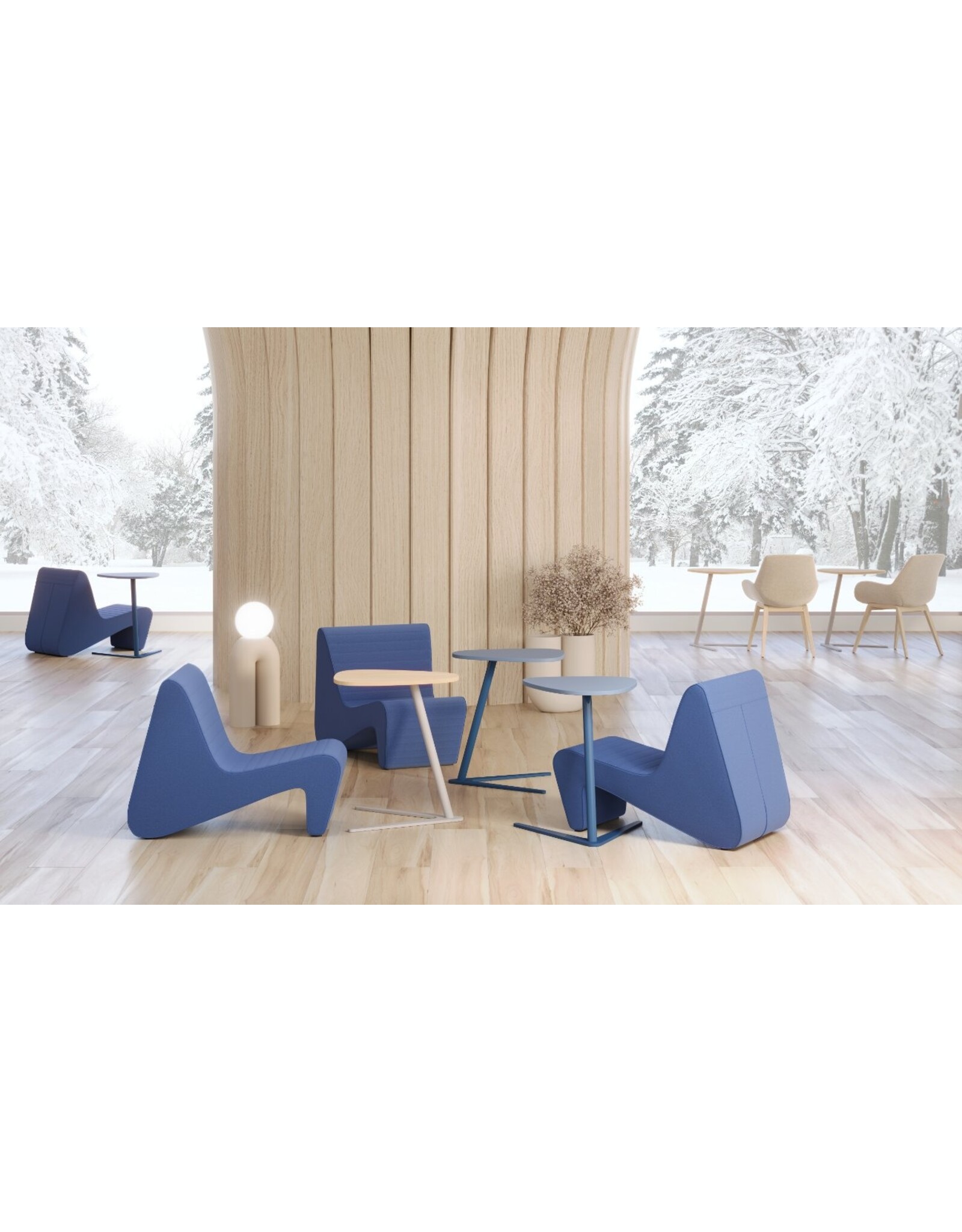 NOWYSTYL SEMU HEIGHT ADJUSTMENT TABLE WITH METAL TABLE TOP