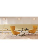 NOWYSTYL SEMU HEIGHT ADJUSTMENT TABLE WITH METAL TABLE TOP