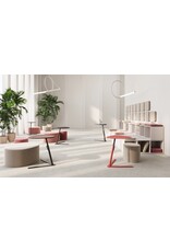 NOWYSTYL SEMU HEIGHT ADJUSTMENT TABLE WITH METAL TABLE TOP