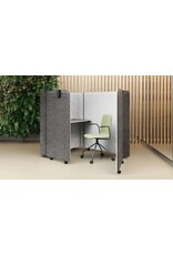 NOWYSTYL BRAINY FELT GREY WORKSTATION