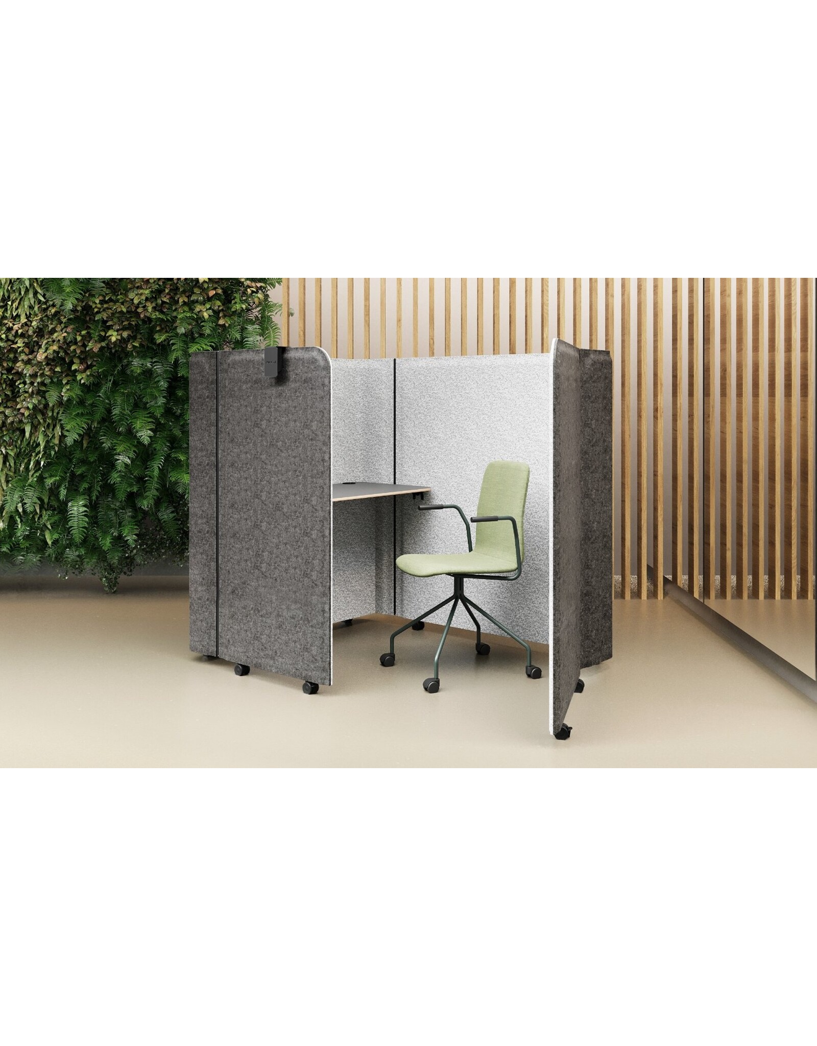 BRAINY FELT GREY WORKSTATION