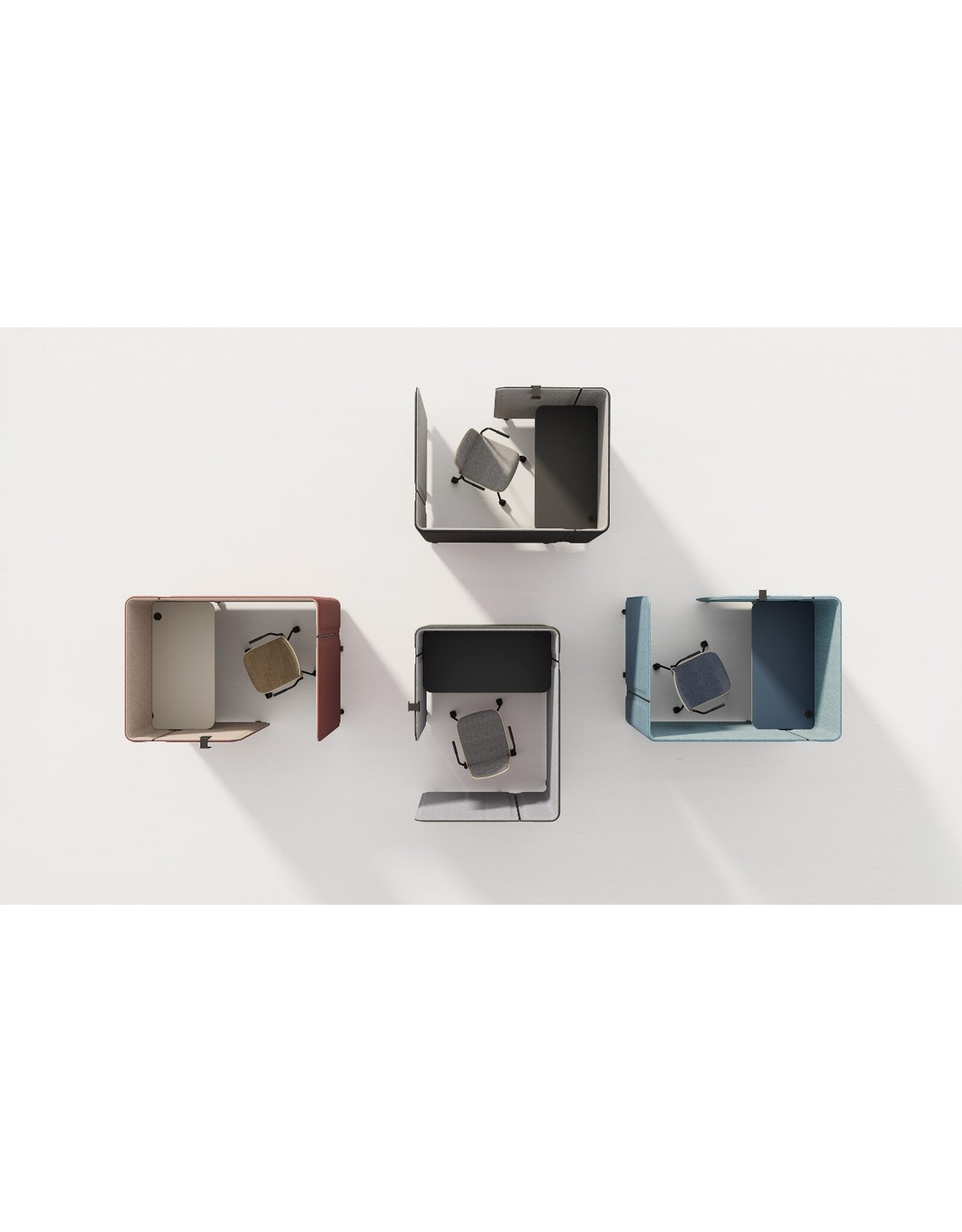 BRAINY FELT GREY WORKSTATION