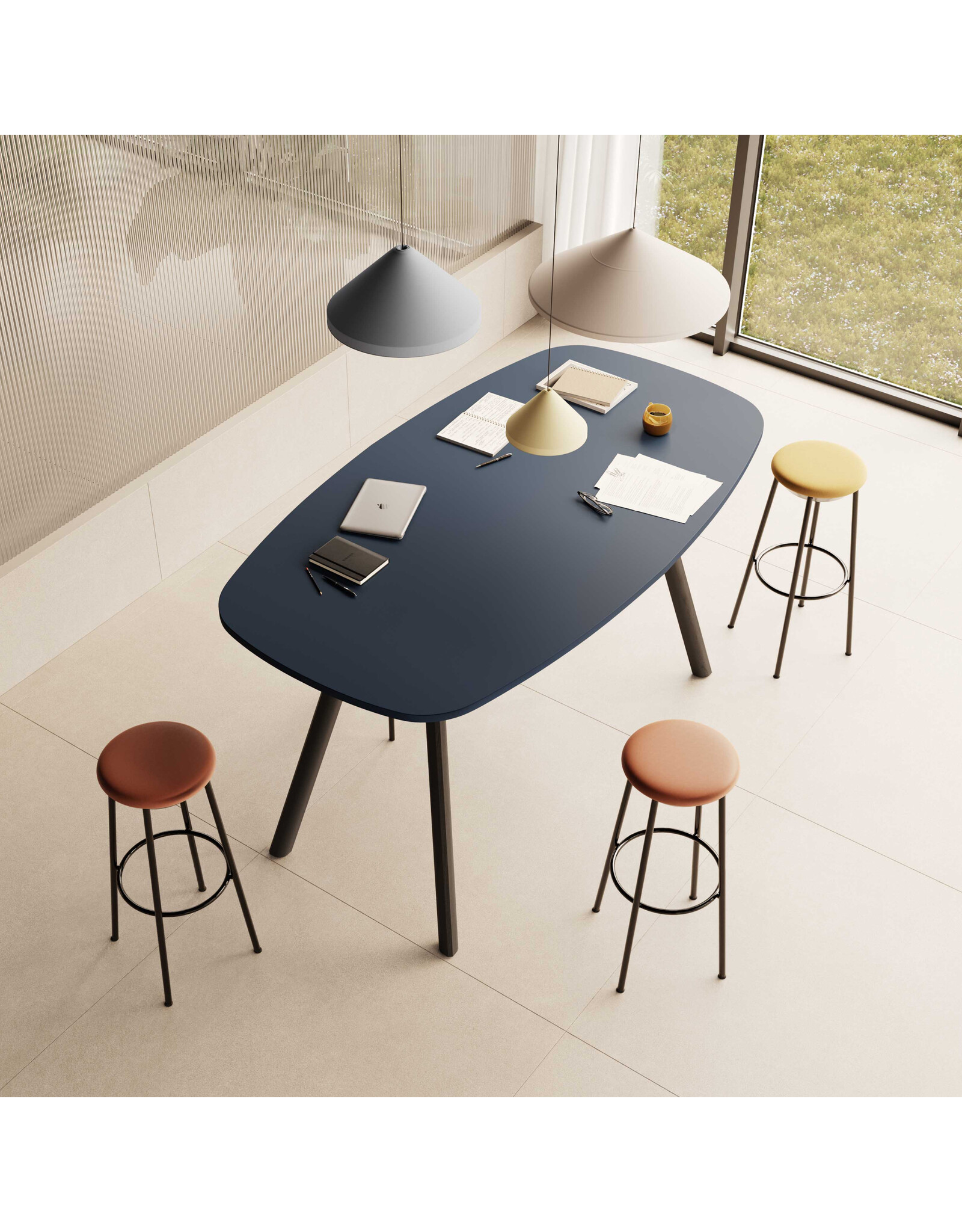 NOWYSTYL CREVA 橢圓形高腳桌