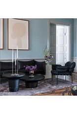 POLLER TABLE BLACK  LAMINATE TOP AND NERO MARQUINA MARBLE  BASE