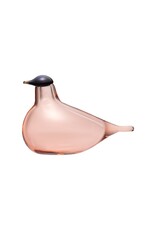 BIRDS BY TOIKKA, 鲑粉红色柳鶯玻璃鳥