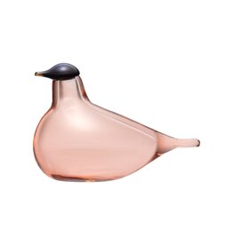 BIRDS BY TOIKKA, 鲑粉红色柳鶯玻璃鳥