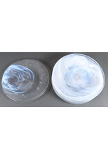 1970's SET OF 4 STUDIO GLASS PLATES