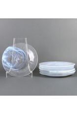 1970's SET OF 6 STUDIO GLASS PLATES