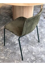 4202 PATO 餐椅, 橄欖色磨砂皮革