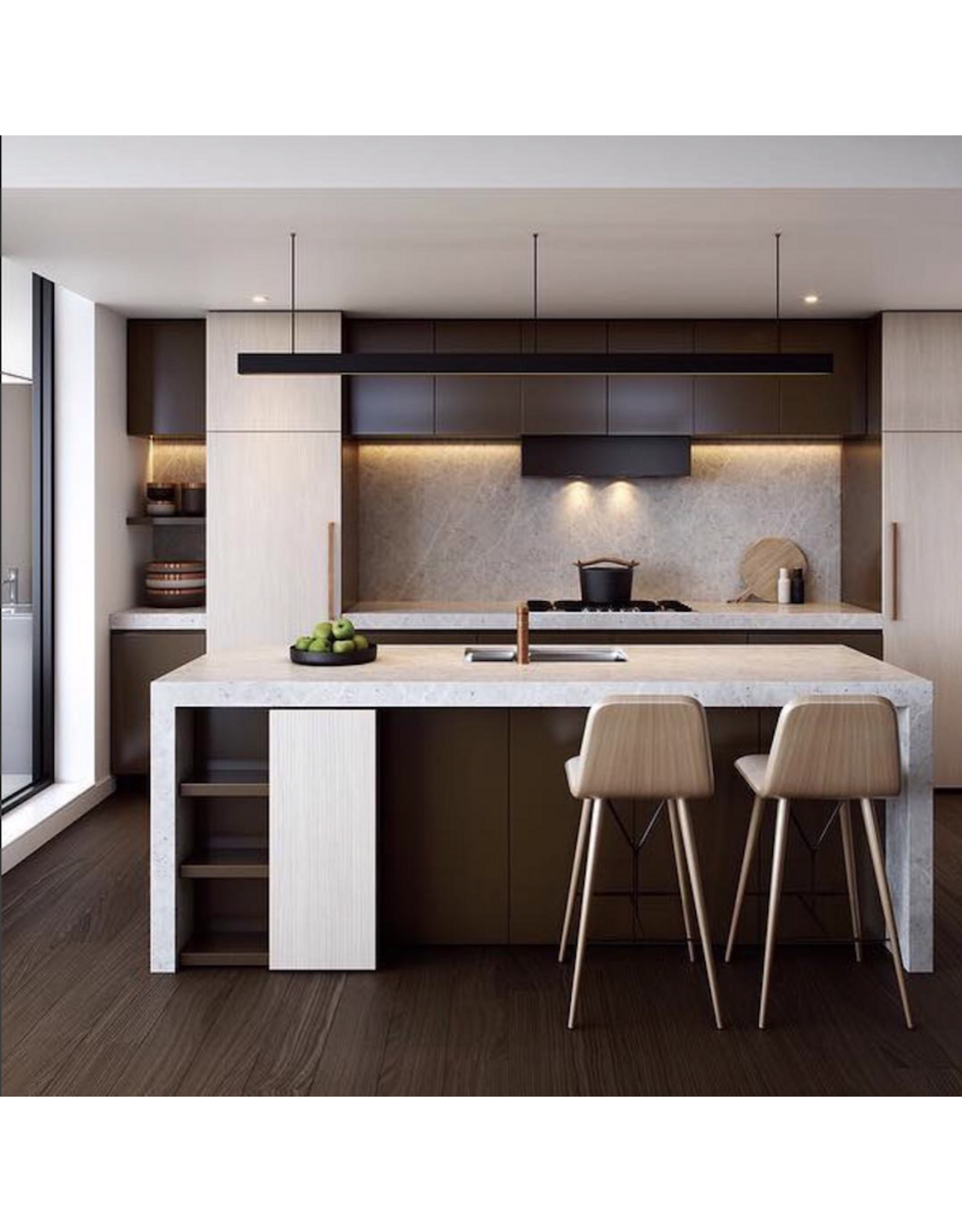 1731 SPINE WOOD BASE BARSTOOL