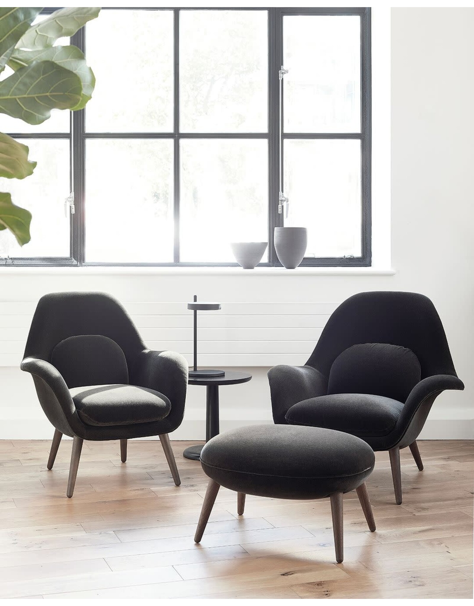 1770 SWOON LOUNGE CHAIR MATCH WITH OTTOMAN