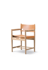 THE SPANISH DINING CHAIR IN NATURAL SADDLE LEATHER