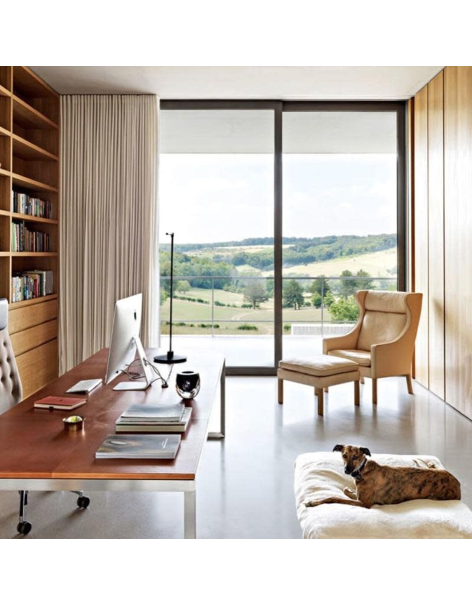 2202 MOGENSEN OTTOMAN IN LEATHER