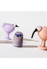 BIRDS BY TOIKKA, OWLET, LIGHT LILAC, 75X105MM