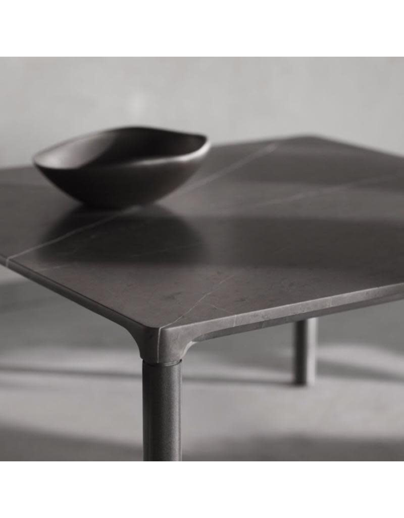 (SHOWROOM ITEM) PILOTI STONE TABLE - SQUARE
