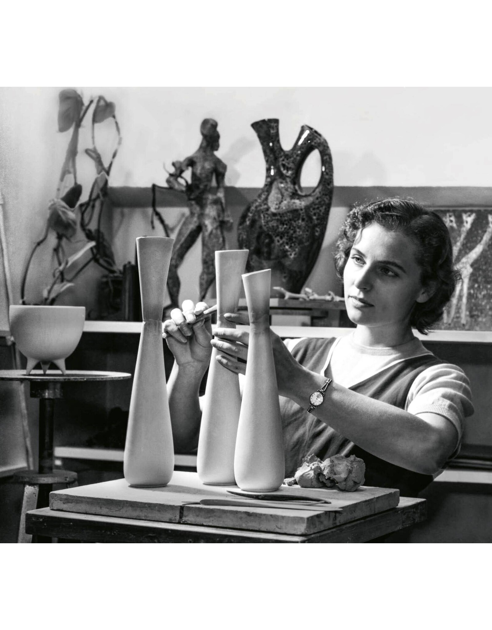 1960's HIGH LADDER BACK "MONA" CHAIRS, SET OF 3 PIECES