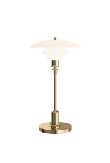 PH 2/1 PORTABLE LAMP, BASE IN BRASS  METALLISED