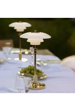 PH 2/1 PORTABLE LAMP, BASE IN BRASS  METALLISED