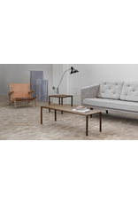 6725 PILOTI SIDE TABLE IN SMOKED OAK WOOD