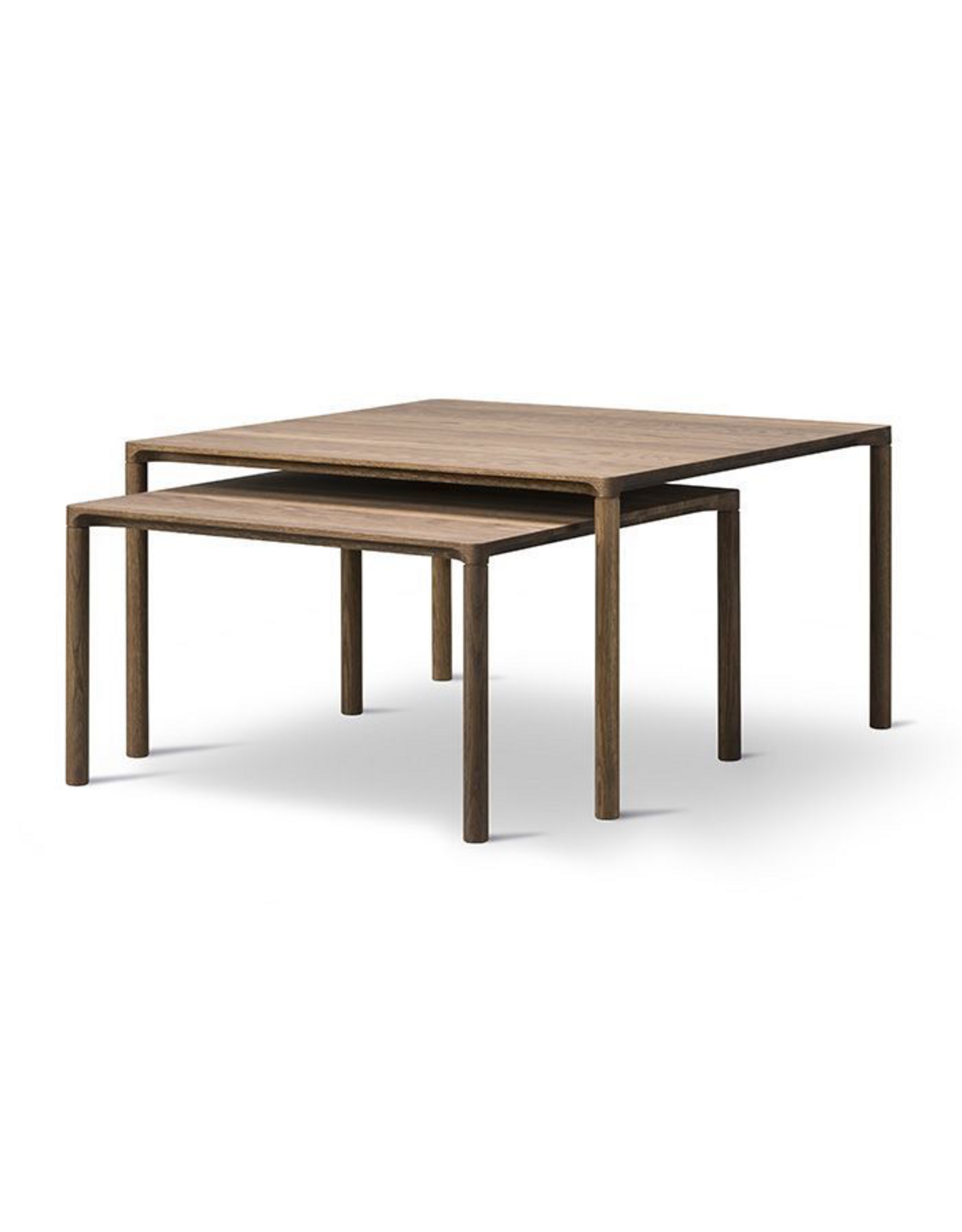 30% OFF - 6725 PILOTI SIDE TABLE IN SMOKED OAK WOOD